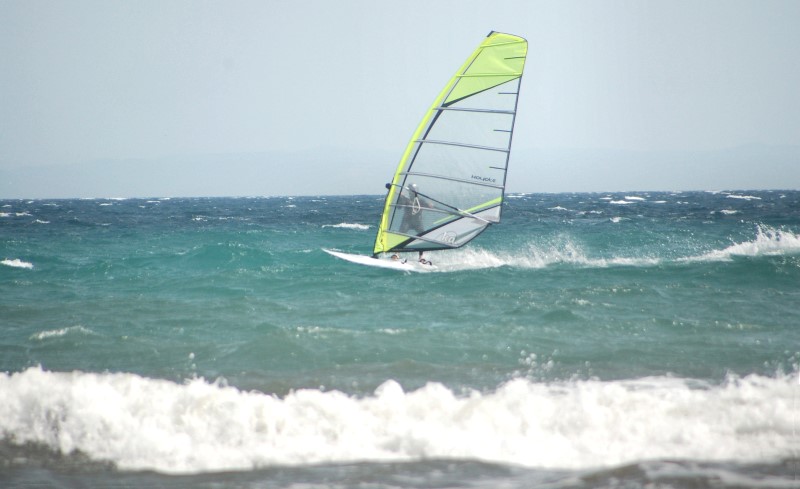 greece windsurfing